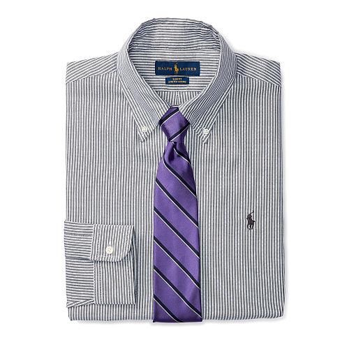 Polo Ralph Lauren Slim-fit Stretch Oxford Shirt 1028c Black/white