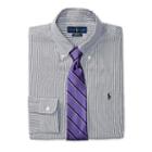 Polo Ralph Lauren Slim-fit Stretch Oxford Shirt 1028c Black/white