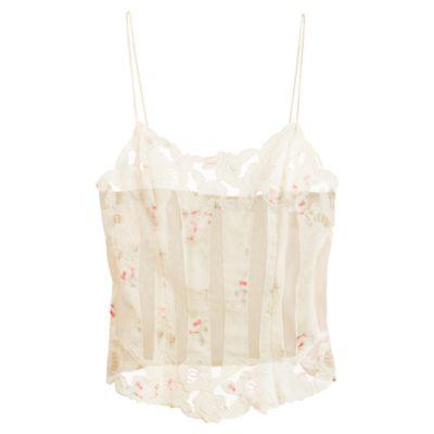 Ralph Lauren Paulina Embroidered Camisole Bouquet Multi