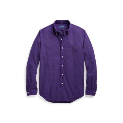 Ralph Lauren Classic Fit Oxford Shirt College Purple