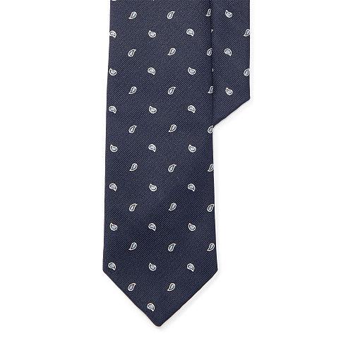 Polo Ralph Lauren Pine Silk Repp Narrow Tie Navy/blue