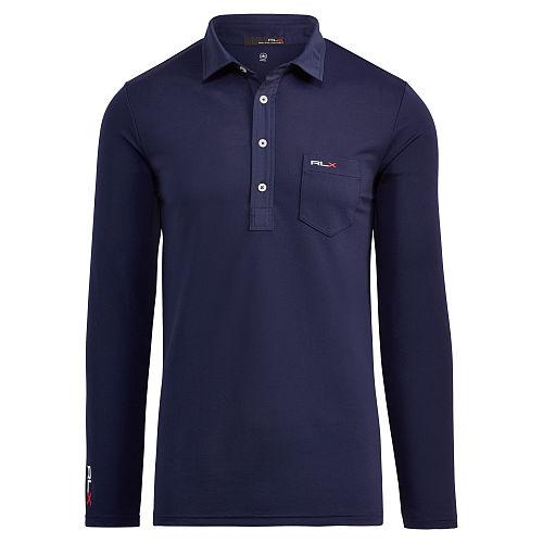 Ralph Lauren Rlx Golf Custom Fit Long-sleeve Polo