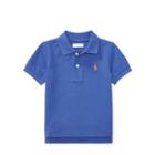 Ralph Lauren Cotton Mesh Polo Shirt Deckhand Blue 3m
