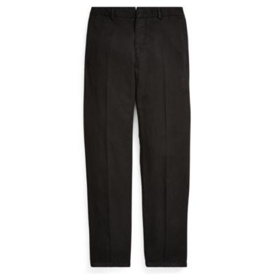 Ralph Lauren Polo Garment-dyed Suit Trouser Black