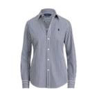Ralph Lauren Striped Stretch Slim Fit Shirt Navy/white