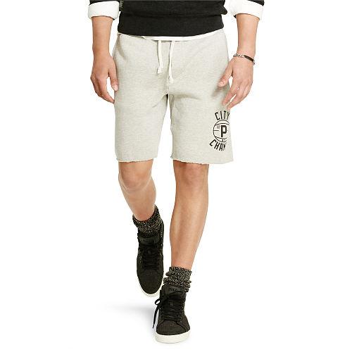 Polo Ralph Lauren Cotton-blend-fleece Short Engine Grey Heather