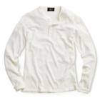 Ralph Lauren Long-sleeved Waffle Henley Paper White