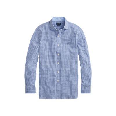 Ralph Lauren Slim Fit Plaid Shirt Blue/white