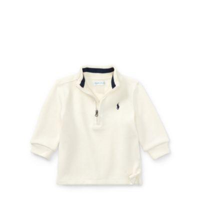 Ralph Lauren French-rib Half-zip Pullover Chic Cream 3m