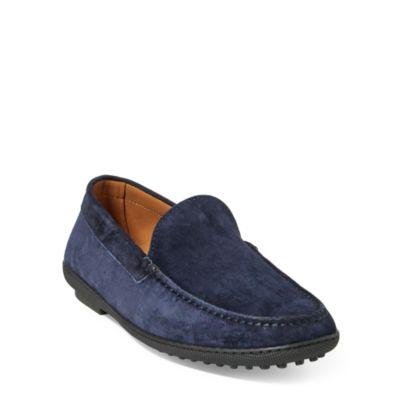 Ralph Lauren Ronan Suede Driving Loafer Navy