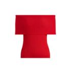Ralph Lauren Cotton Off-the-shoulder Top Bright Red