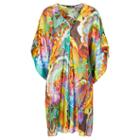 Ralph Lauren Lauren Floral Flutter-sleeve Dress Multi