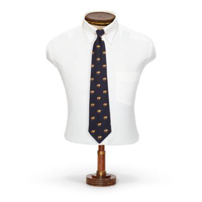 Ralph Lauren Handmade Buffalo Denim Tie Indigo/gold