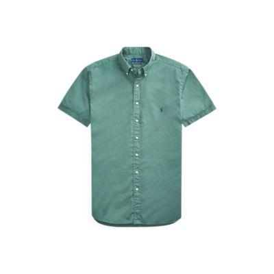 Ralph Lauren Classic Fit Cotton Twill Shirt Washed Forest 3xl Tall