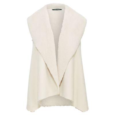 Ralph Lauren Faux-shearling Vest Mascarpone Cream
