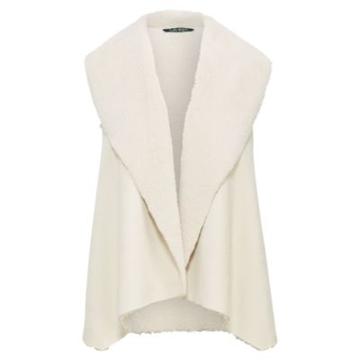 Ralph Lauren Faux-shearling Vest Mascarpone Cream