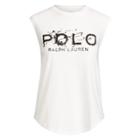 Ralph Lauren Cotton Jersey Graphic Tee White