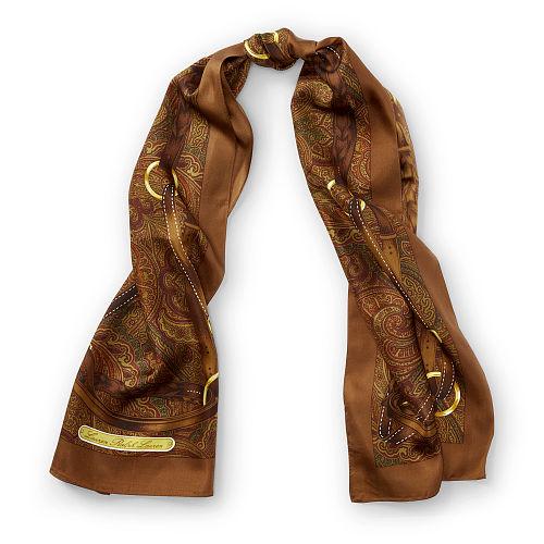 Ralph Lauren Lauren Milena Silk Twill Bridle Scarf