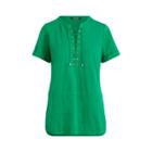 Ralph Lauren Lace-up Cotton Top Tropical Green Mp