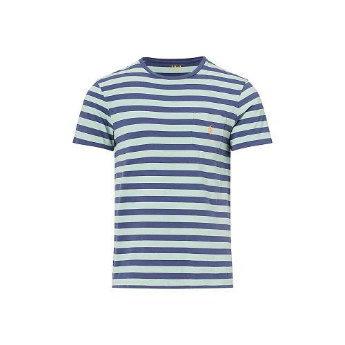 Polo Ralph Lauren Cotton Jersey Pocket T-shirt Dusted Ivy/observer Blue