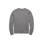Ralph Lauren Cotton-blend-fleece Sweatshirt Charcoal Herringbone