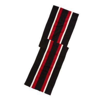 Ralph Lauren Cricket-stripe Wool Scarf White