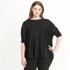 Ralph Lauren Lauren Woman Foil-print Boatneck Sweater Black