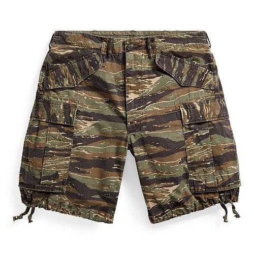 Ralph Lauren Rrl Camo Cotton Cargo Short