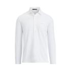 Ralph Lauren Custom Fit Long-sleeve Polo Pure White