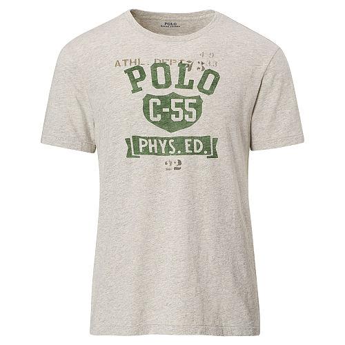 Polo Ralph Lauren Custom Fit Cotton T-shirt Brooklyn Heather