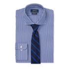 Ralph Lauren Custom Fit Easy Care Shirt Royal/white