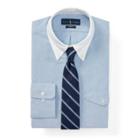 Ralph Lauren Slim Fit Cotton Oxford Shirt Bsr Blue