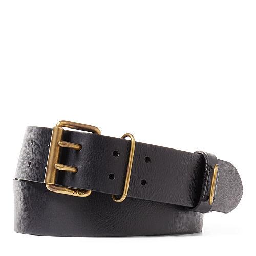 Polo Ralph Lauren Military Burnished Calf Belt Black