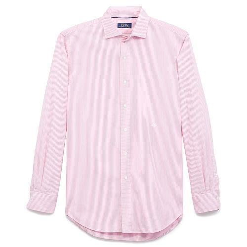 Polo Ralph Lauren Standard Fit Cotton Shirt Petal/white