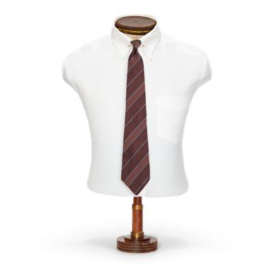 Ralph Lauren Handmade Striped Silk Tie Brown/red/faded Blue