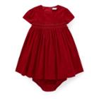 Ralph Lauren Corduroy Dress & Bloomer Holiday Red 6m