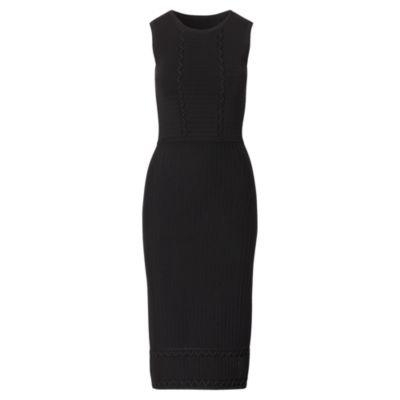 Ralph Lauren Merino Wool Sheath Dress Black