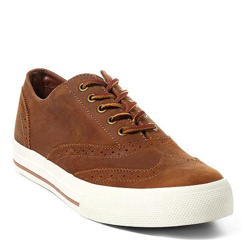 Polo Ralph Lauren Vultan Suede Sneaker New Snuff