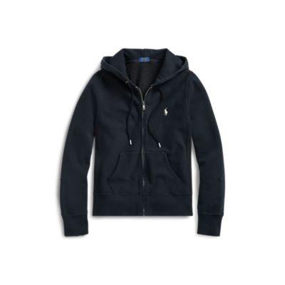 Ralph Lauren Fleece Full-zip Hoodie Polo Black