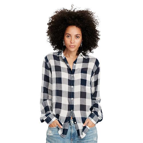 Ralph Lauren Denim & Supply Rl Boyfriend Checked Shirt Asher Check
