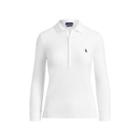 Ralph Lauren Skinny Fit Stretch Polo Shirt White