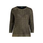 Ralph Lauren Cable Cotton-blend Sweater Polo Black