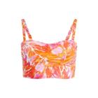 Ralph Lauren Tropical-print Bikini Top Orange Multi