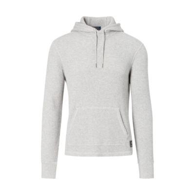 Ralph Lauren Waffle Cotton-blend Hoodie Natural Grey Heather