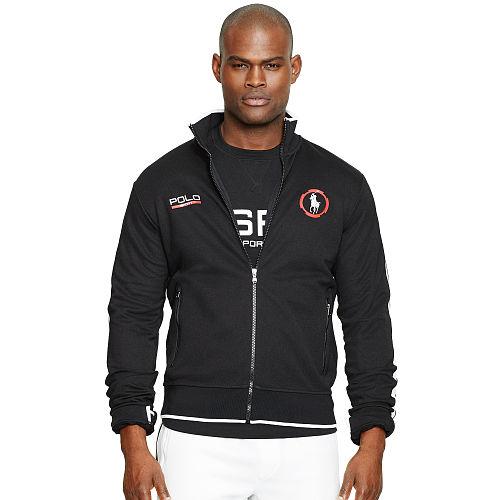 Ralph Lauren Polo Sport Cotton-blend Track Jacket Polo Black