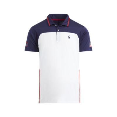 Ralph Lauren Us Open Active Fit Polo Shirt Pure White L Tall
