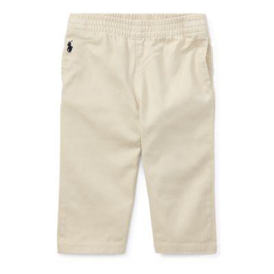 Ralph Lauren Cotton Twill Pull-on Pant Sand 9m