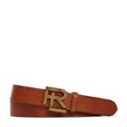 Ralph Lauren Rl Vachetta Leather Belt Tan