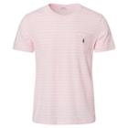 Polo Ralph Lauren Custom-fit Cotton T-shirt Carmel Pink/white
