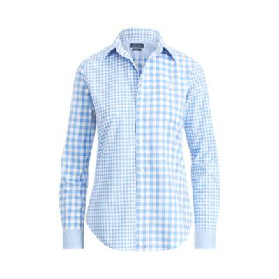 Ralph Lauren Classic Fit Gingham Shirt Chopin Blue/white